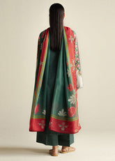 3-PC Unstitched Digital Printed Chiffon Coco By Zara Shahjahan | Sol-9A